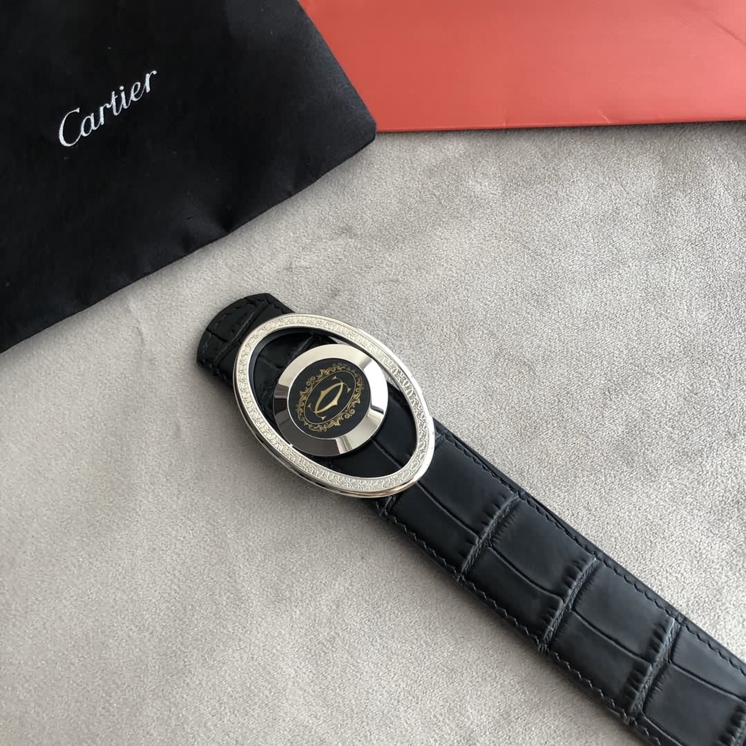 Cartier 精鋼兩面用翻轉金屬扣