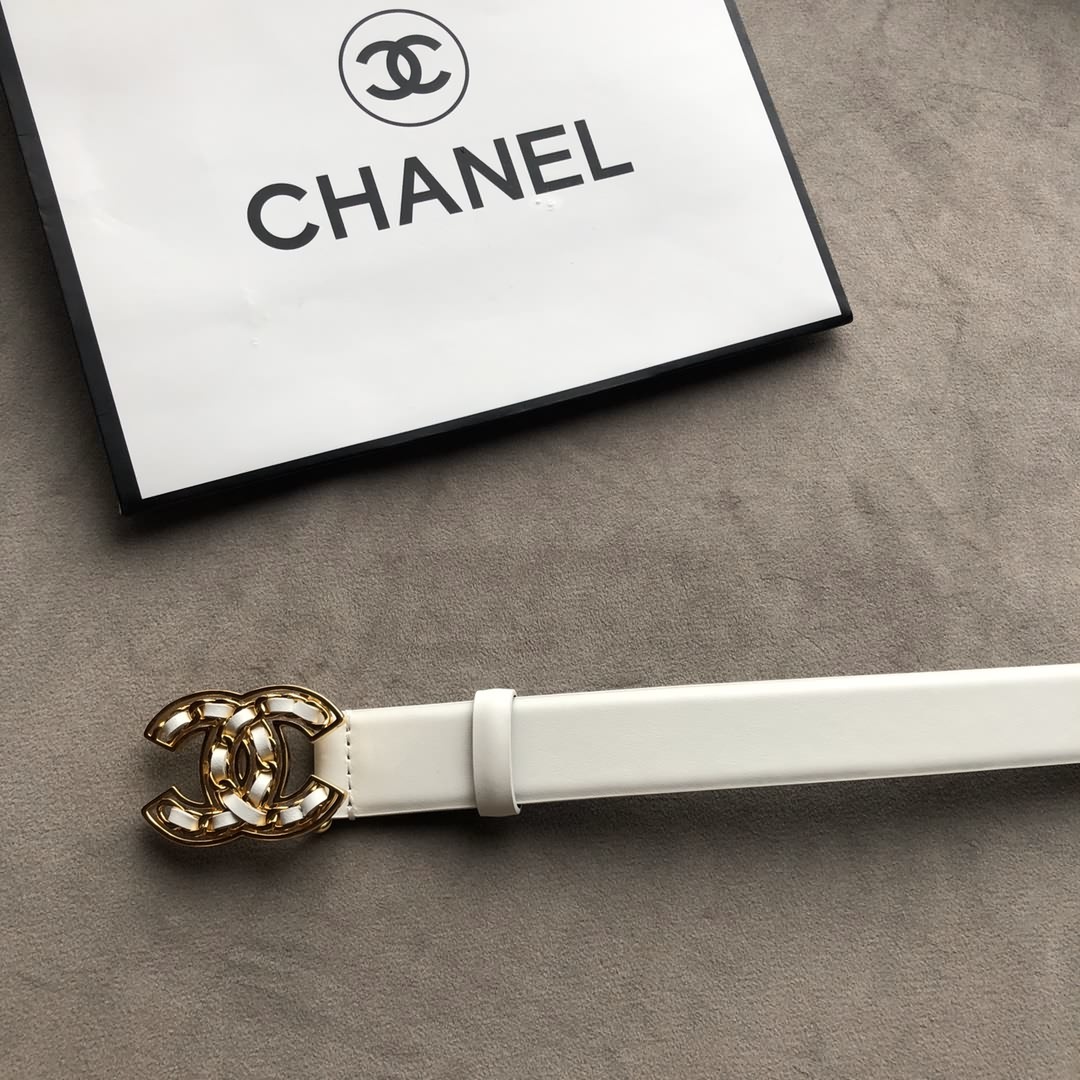 Chanel香奈兒 鏈條扣女士腰帶