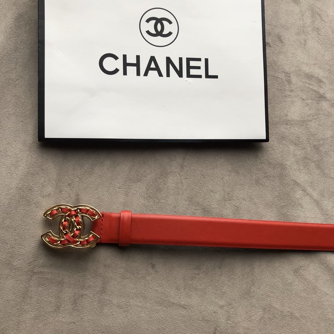 Chanel香奈兒 鏈條扣女士腰帶