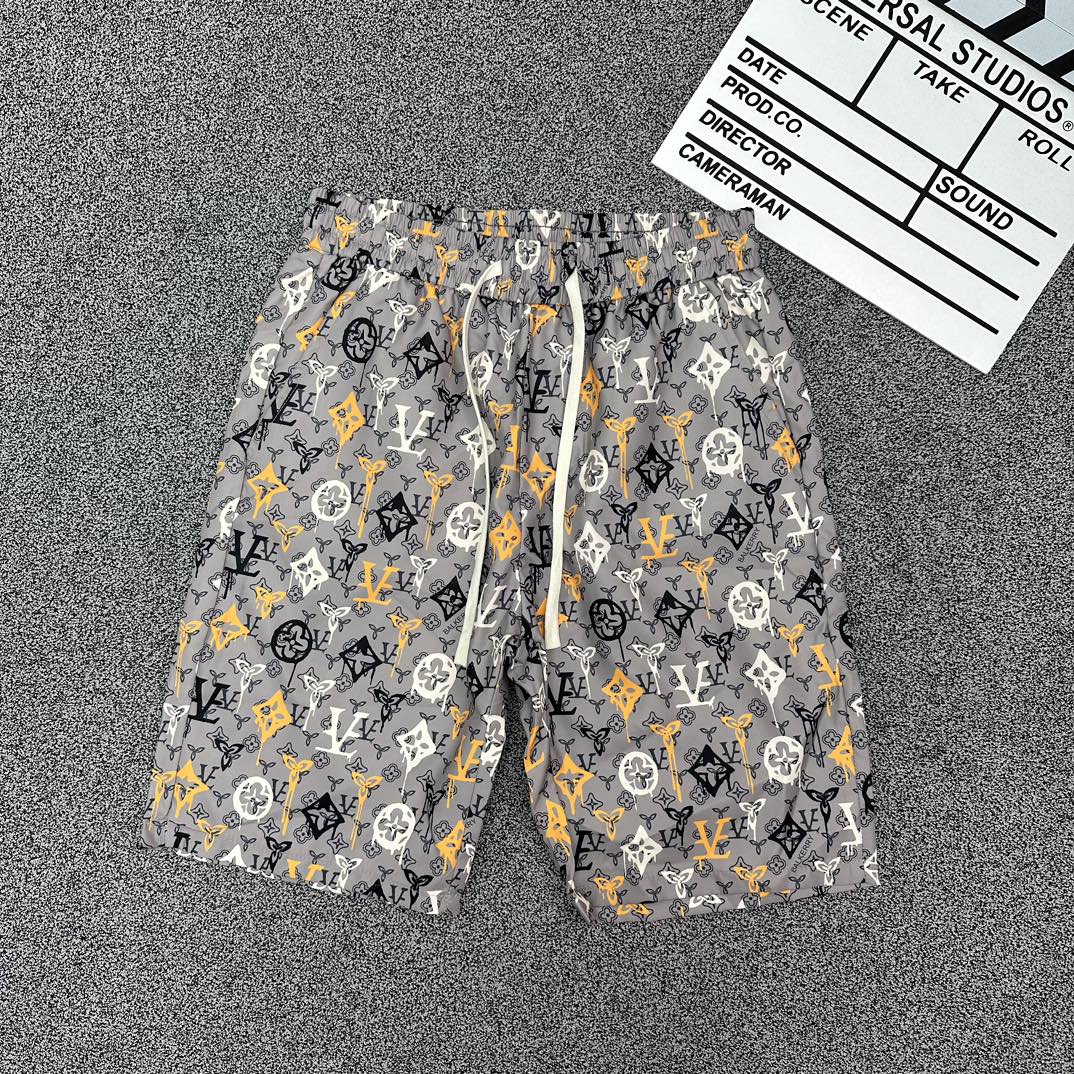 【1v】L牌：2023夏季新款男士休閒短褲