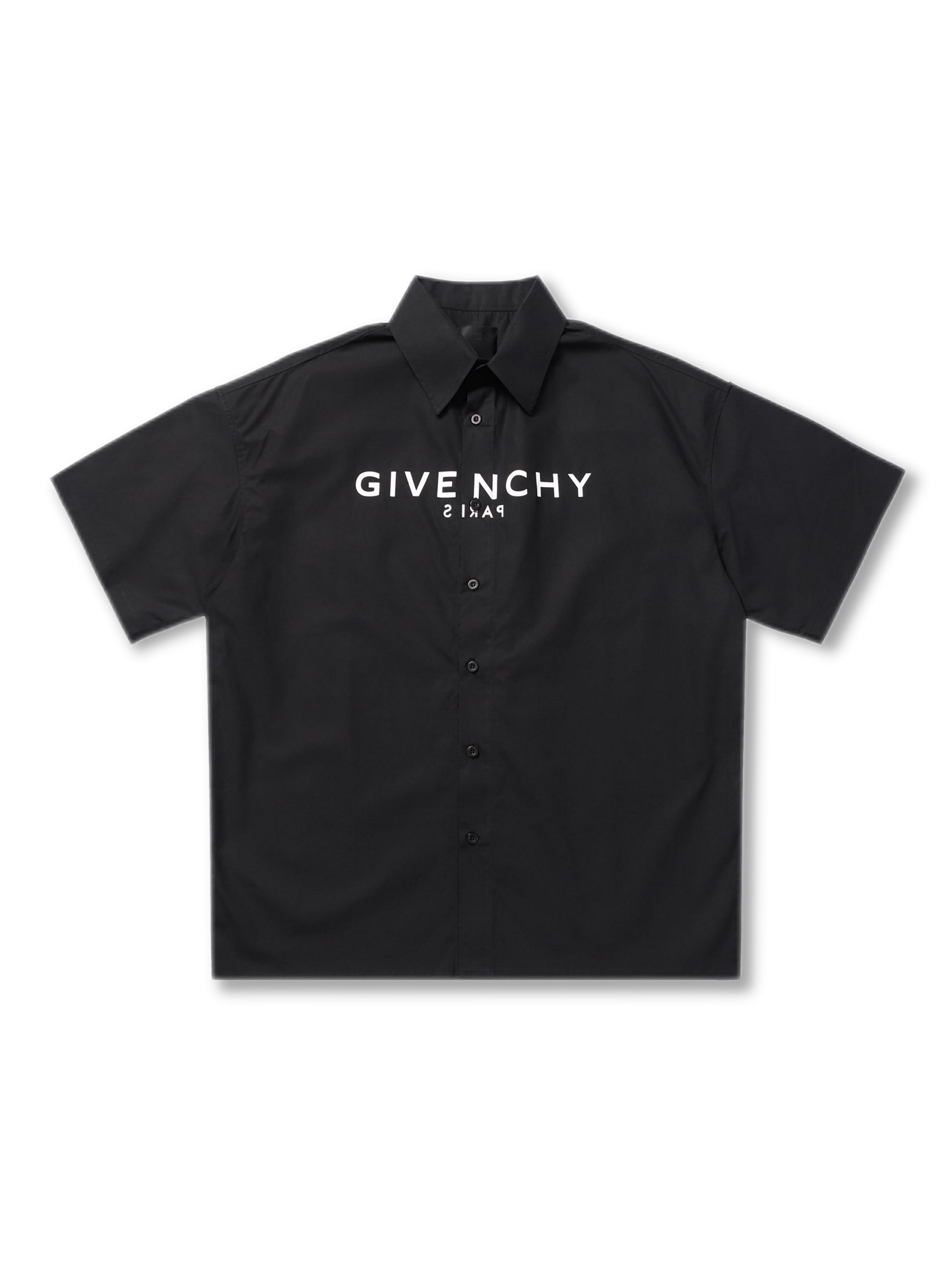Givenchy/紀梵希SS23字母logo印花短袖襯衫