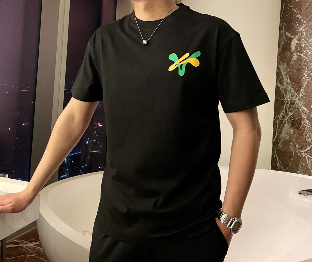 Lv 官網同款 2023ss夏裝新品 短袖T恤