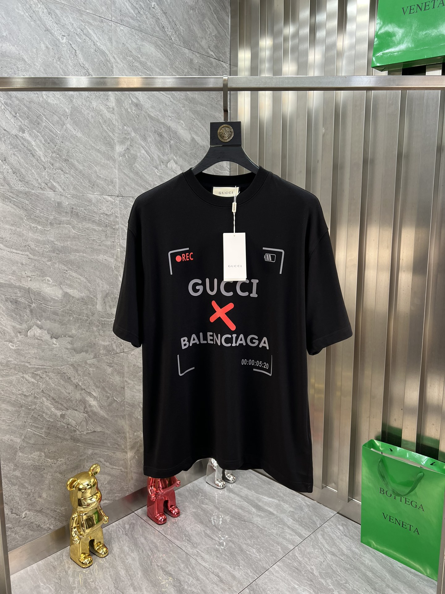 Gucci/巴黎世家 聯名款 春夏新品 三標齊全 T恤短袖