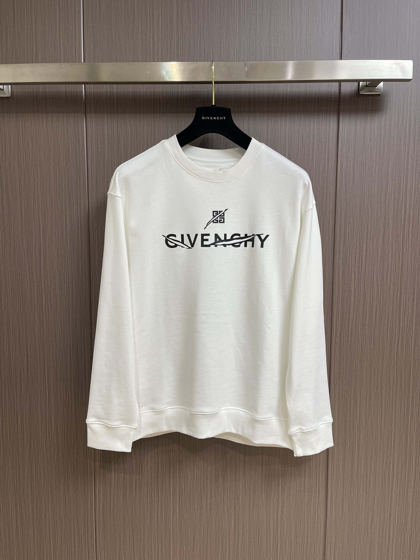 Givenchy 2023秋冬新款logo印花圓領衛衣