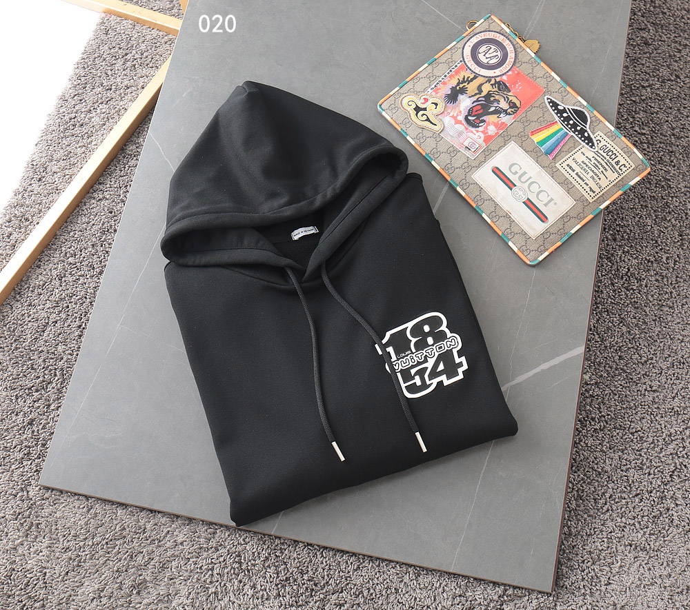 Louis V……驢牌 23秋冬男士高端連帽衛衣