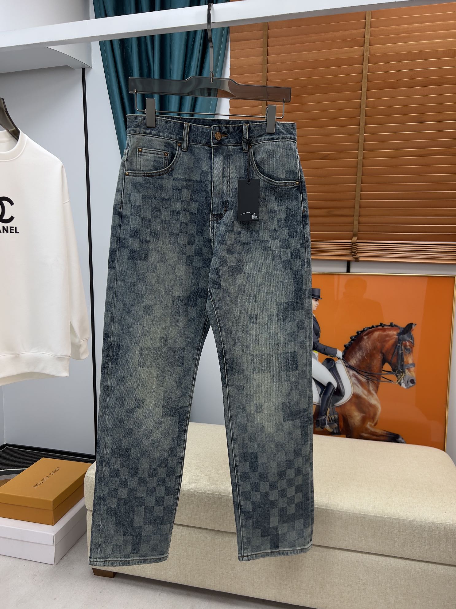 Lv*高端牛仔褲