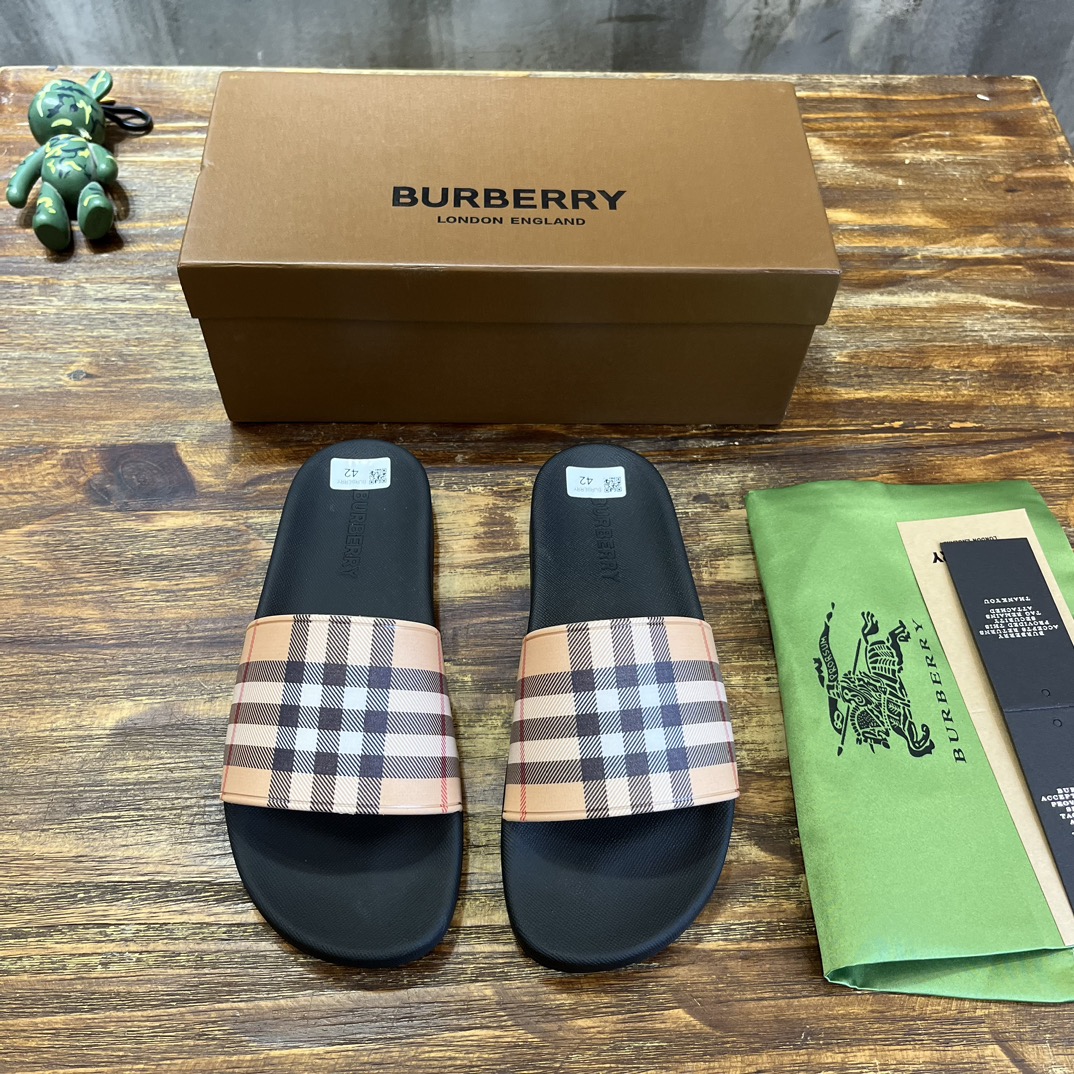 【Burberry拖鞋】男鞋高端品牌