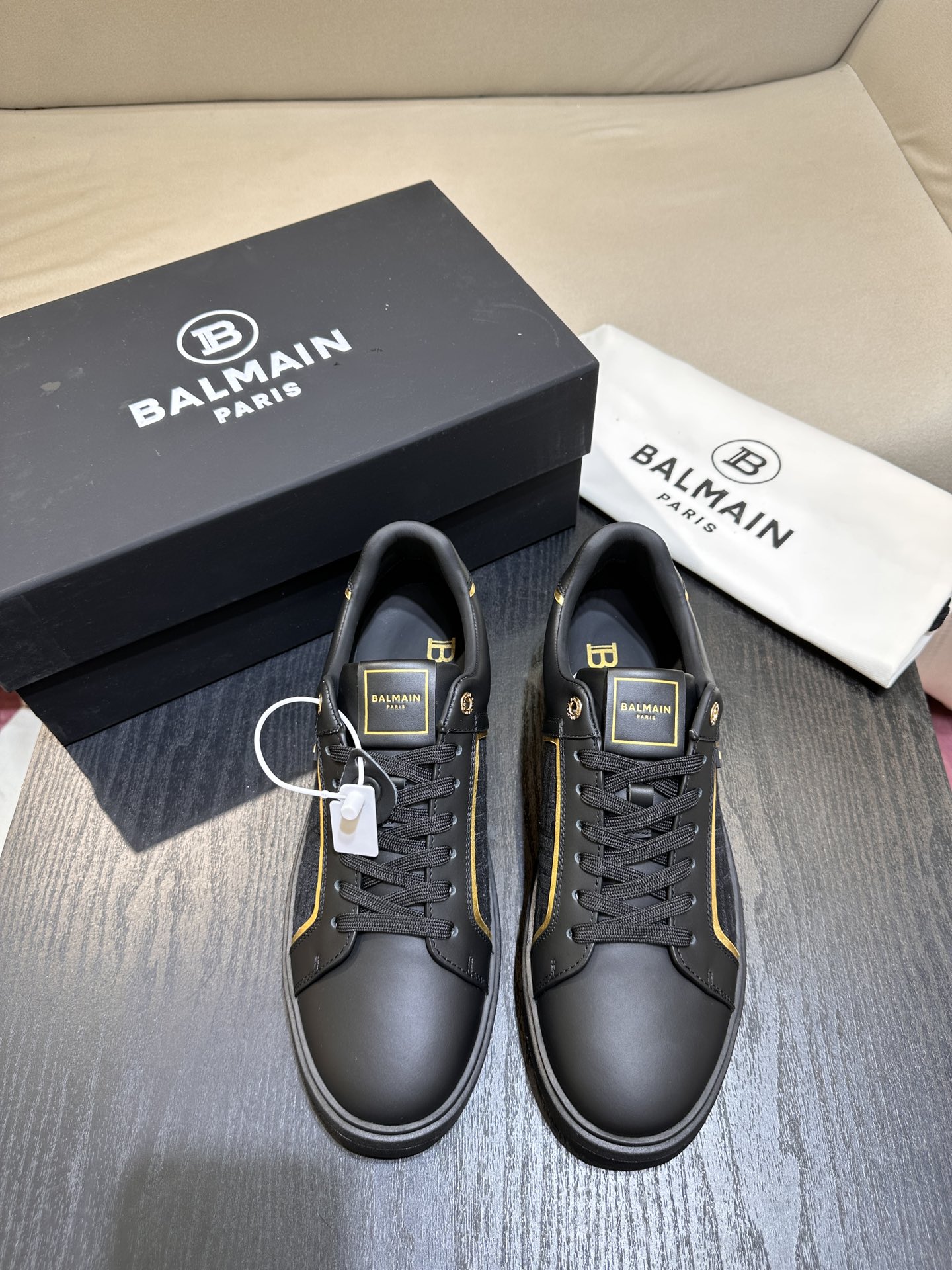 Balmain B-Court 低幫運動鞋