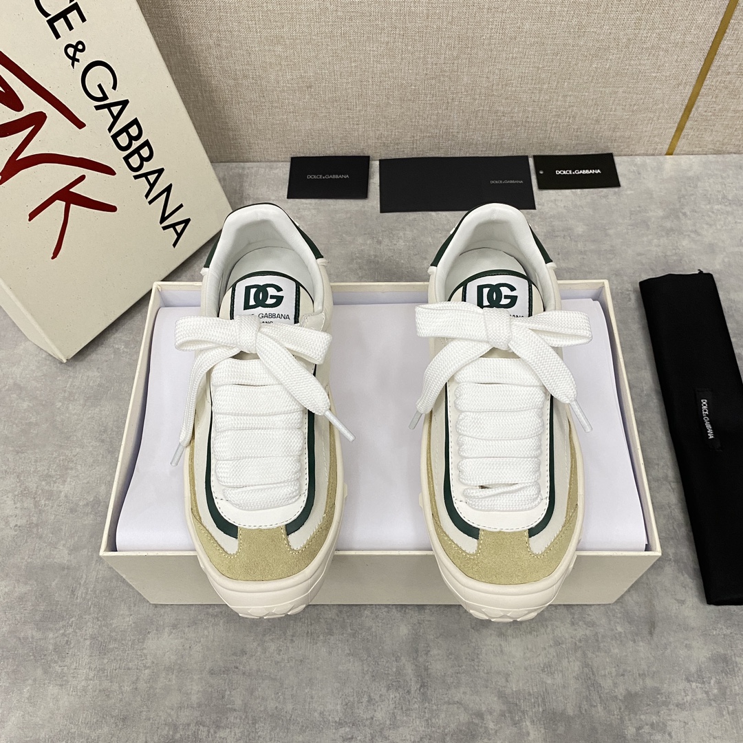 D&G 新品  Old Runner 拼接撞色材質運動鞋