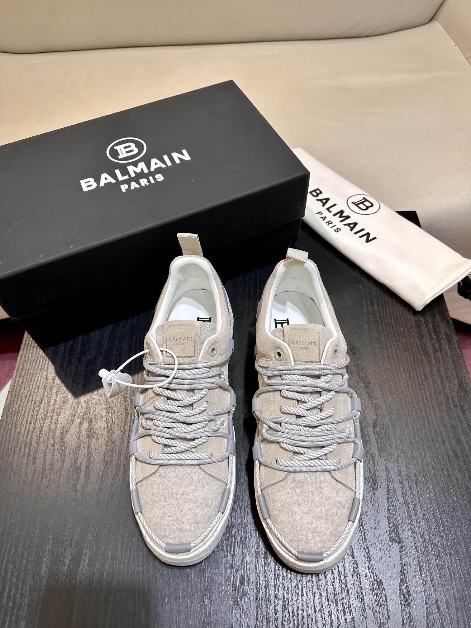 Balmain B-Court 系帶運動鞋