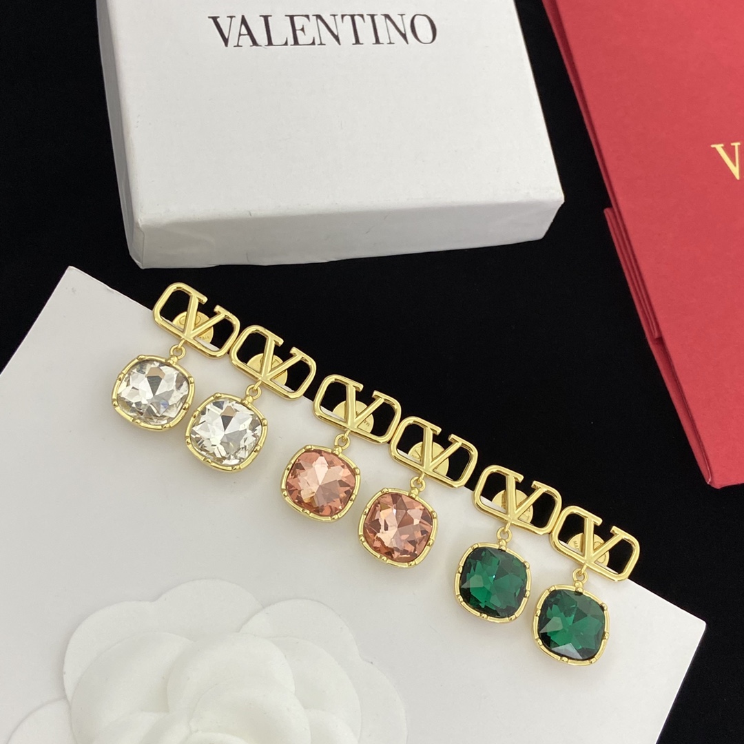 Valentino 華倫天奴 珍珠耳釘