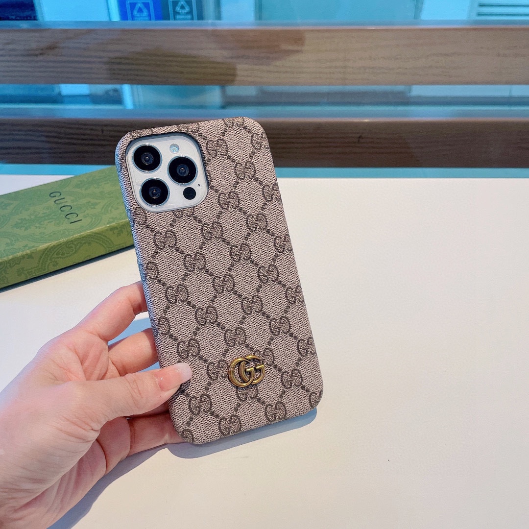 古馳Gucci經典老花殼