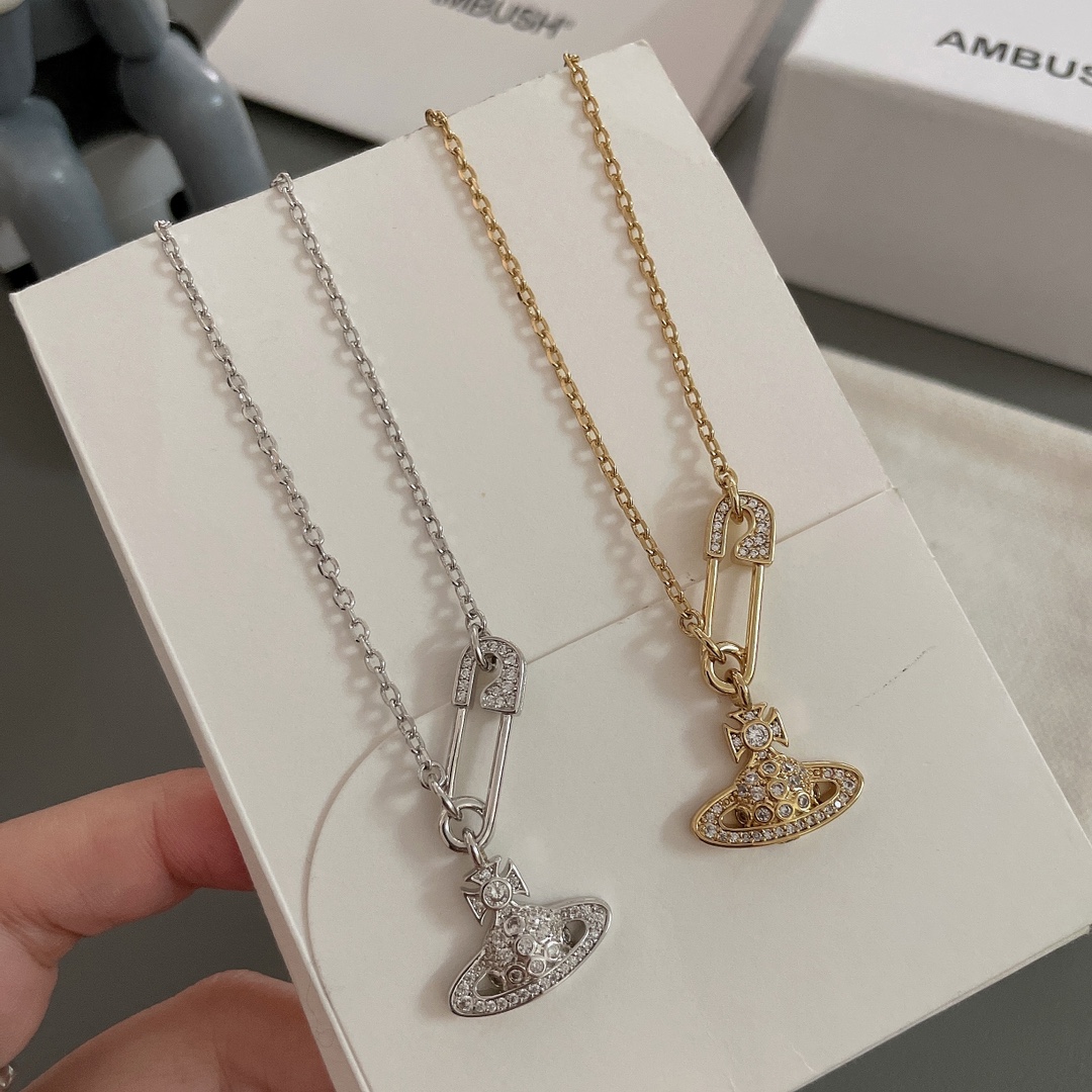 【VivienneWestwood】 絕美別針土星項鏈
