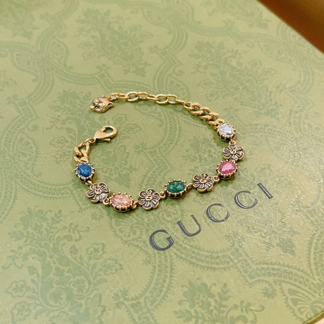 Gucci古馳手鏈黃金最新款的經典款