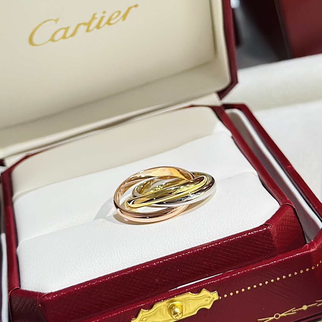 Cartier卡地亞 純銀戒指